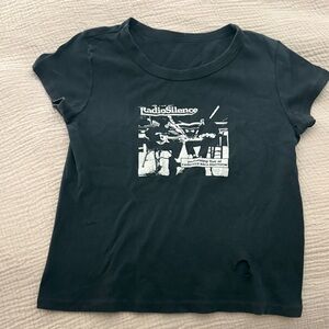 Brandy Melville Black Graphic Tee